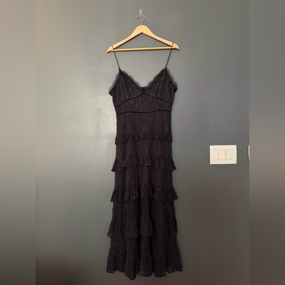 NICHOLAS Navy and White Striped Dress - Picture 7 of 14